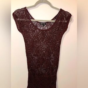 Bebe crochet top